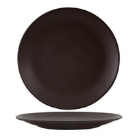 Zuma Charcoal Round Coupe Plate 230mm Set of 6