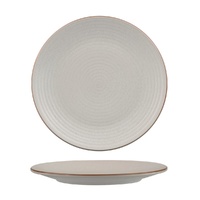 Zuma Mineral Round Plate Ribbed 265mm Set of 6