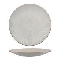 Zuma Mineral Round Plate Ribbed 310mm Set of 3