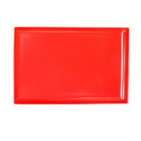 Ryner Melamine Platter Rectangular Red 350x240mm