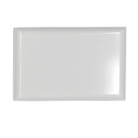 Ryner Melamine Platter Rectangular White 350x240mm