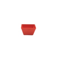 Ryner Melamine Square Bowl Red 90x55mm