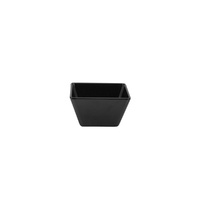 Ryner Melamine Square Bowl Black 130x70mm
