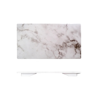Ryner Melamine White Marble Rectangular Platter 325x175mm