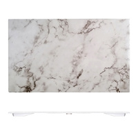 Ryner Melamine White Marble Rectangular Platter 530x325mm