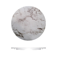 Ryner Melamine White Marble Round Platter 330mm
