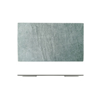 Ryner Melamine Light Concrete Rectangular Platter 325x175mm
