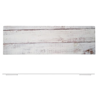 Ryner Melamine Whitewash Rectangular Platter 530x160mm