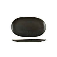 Moda Porcelain Earth Oval Coupe Plate 250x150mm Pack of 6