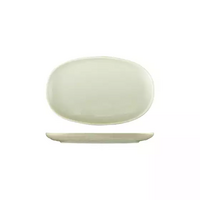 Moda Porcelain Willow Oval Coupe Plate 200x130mm Pack of 6