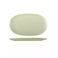 Moda Porcelain Lush Oval Coupe Plate 250x150mm Pack of 6