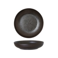Luzerne Lava Black Round Bowl 210mm Set of 24