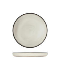 Luzerne Mod Round Stackable Plate 200mm Dusted White Set of 6