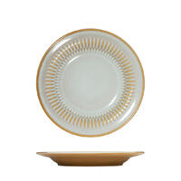 Luzerne Cottage Almond Round Rim Plate 210mm Ctn of 24