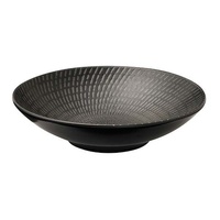 Luzerne Zen Black Swirl Bowl 290mm Set of 2