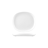 Sango Coupe Plate Oval 200x175mm White Ctn of 24