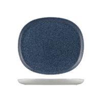 Sango Coupe Plate Oval 285x250mm Forio Blue Set of 6