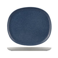 Sango Coupe Plate Oval 335x295mm Forio Blue Set of 4