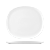 Sango Coupe Plate Oval 335x295mm White Set of 4