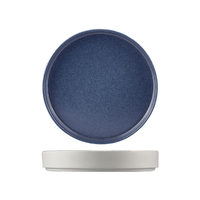 Sango Plate High Stackable 260mm Forio Blue Ctn of 12