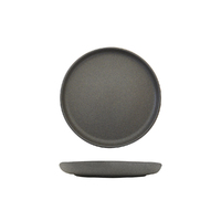 Eclipse Uno Round Plate 220mm Dark Grey Ctn of 6