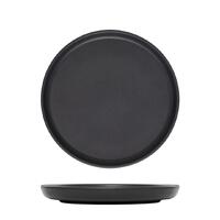 Eclipse Uno Round Plate 220mm Black Ctn of 6