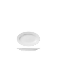 Ariane Prime Oval Plate Wide Rim 170mm White Ctn of 12