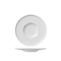 6x Ariane Serenity Gourmet Plate Wide Rim 220mm White Pack of 6
