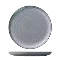 Ariane Artisan Granite Grey Round Coupe Plate 300mm Ctn of 6
