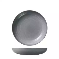 Ariane Artisan Granite Grey Round Coupe Bowl 250mm Ctn of 6