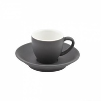Bevande Slate Grey Espresso 75mL Coffee Cup & Saucer Ctn of 48
