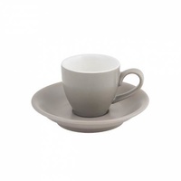 Bevande Stone Grey Espresso 75mL Coffee Cup & Saucer Ctn of 48