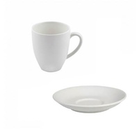 Bevande Bianco White Coffee Mug 400mL with Saucer Ctn of 24