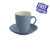 Bevande Aegean Coffee Mug 400mL with Saucer Set of 6
