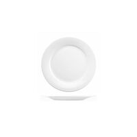 Art de Cuisine Menu White Wide Rim Plate 171mm Set of 6