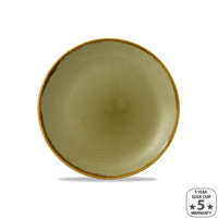 Dudson Harvest Green Round Coupe Plate 165mm Ctn of 12