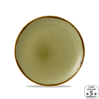 Dudson Harvest Green Round Coupe Plate 217mm Ctn of 12