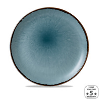 Dudson Harvest Blue Round Coupe Plate 288mm Ctn of 12