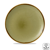 Dudson Harvest Green Round Coupe Plate 288mm Ctn of 12