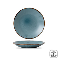 Dudson Harvest Blue Deep Coupe Plate 255mm Ctn of 12