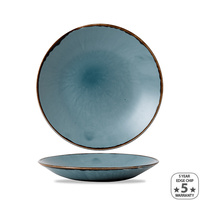 Dudson Harvest Blue Deep Coupe Plate 281mm Ctn of 12