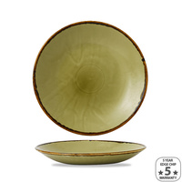 Dudson Harvest Green Deep Coupe Plate 281mm Ctn of 12