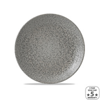 Dudson Evo Origins Natural Grey Round Coupe Plate 165mm Ctn of 12