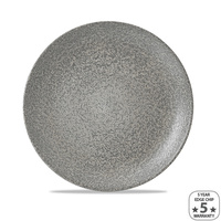 Dudson Evo Origins Natural Grey Round Coupe Plate 217mm Ctn of 12
