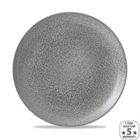 Dudson Evo Origins Natural Grey Round Coupe Plate 260mm Ctn of 12