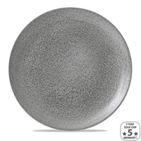Dudson Evo Origins Natural Grey Round Coupe Plate 288mm Ctn of 12