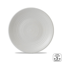 Dudson Evo Pearl Round Coupe Plate 205mm Ctn of 6