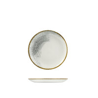 Churchill Accents Jasper Grey Coupe Plate 217mm Ctn of 12