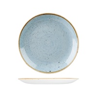 Churchill Stonecast Duck Egg Round Plate 260mm Ctn of 12