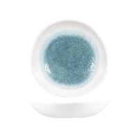 Churchill Raku Quartz Blue Trace Round Organic Bowl 253mm Ctn of 12.